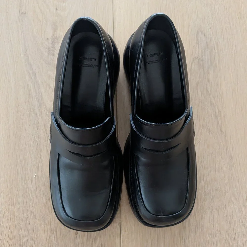 Black loafers - A Momento - US 7 - Picture 1 of 4